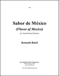 Sabor de Mexico Orchestra sheet music cover Thumbnail